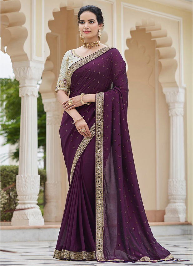 Aavsar vol 1 Khushboo New Latest Designer Heavy Vichitra Saree Collection